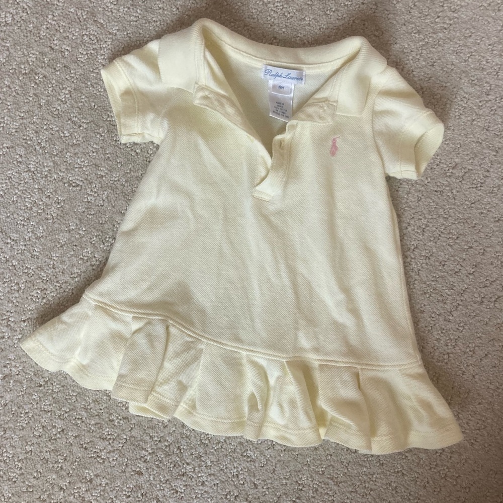 Ralph Lauren Yellow Polo Dress